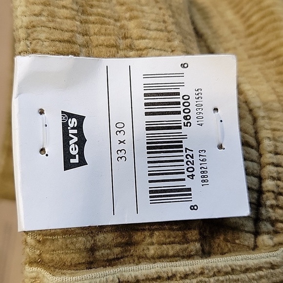 Levi's Size 33 Golden Brown Mustard Colored 721 High Rise Skinny Corduroy Pants - Picture 10 of 14